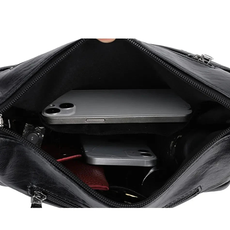 Borsa a tracolla di lusso in morbida pelle