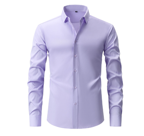 Camicia formale elasticizzata da uomo senza rughe Premium