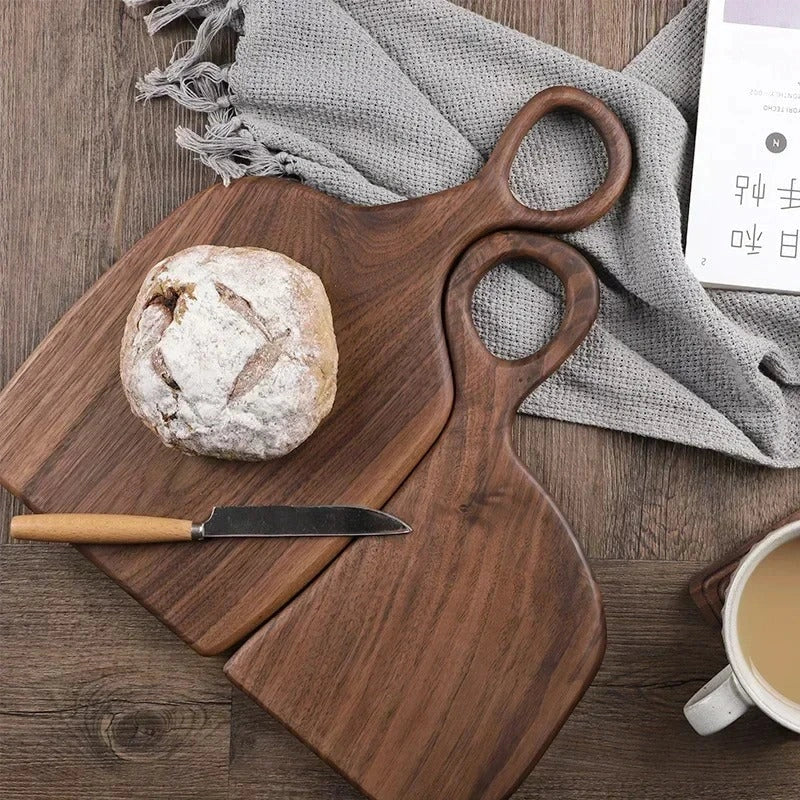 Tagliere in legno di noce da 2 pezzi - Elegante e resistente per la cucina