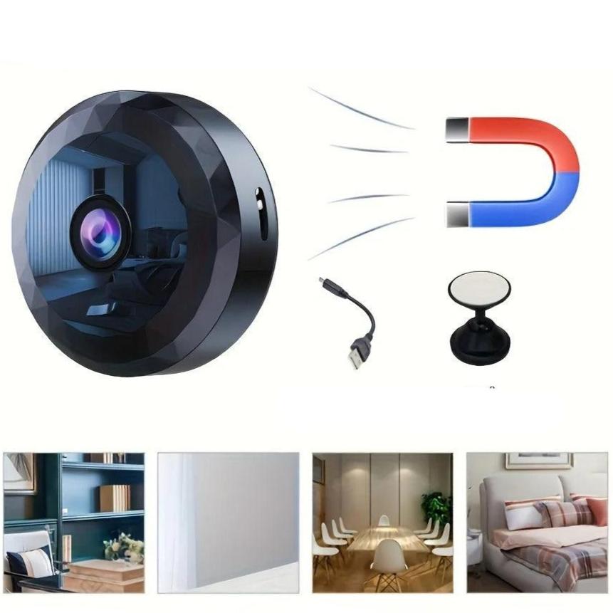 Telecamera di sorveglianza WiFi compatta HD 1080P – Sicurezza domestica wireless