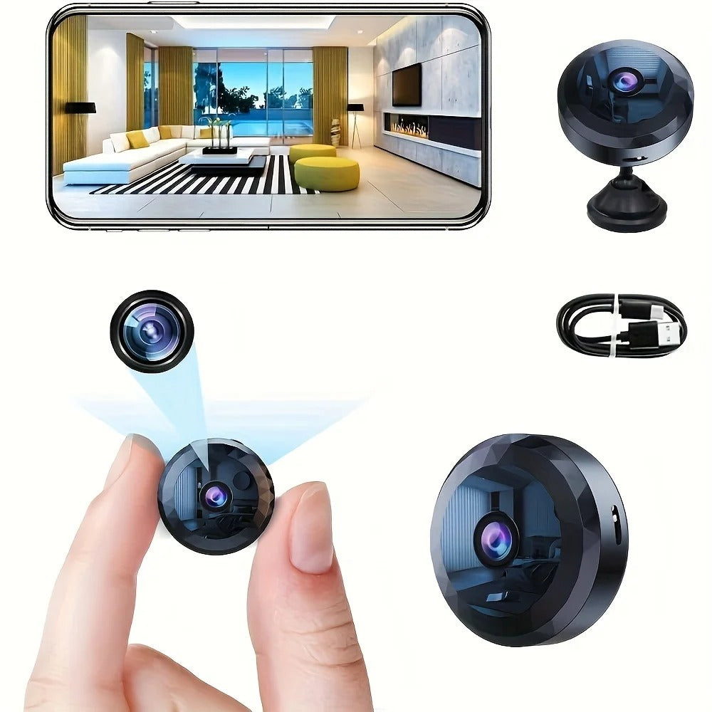 Telecamera di sorveglianza WiFi compatta HD 1080P – Sicurezza domestica wireless