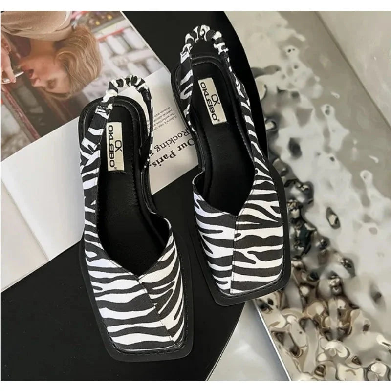 Scarpe basse slip-on in pelle da donna