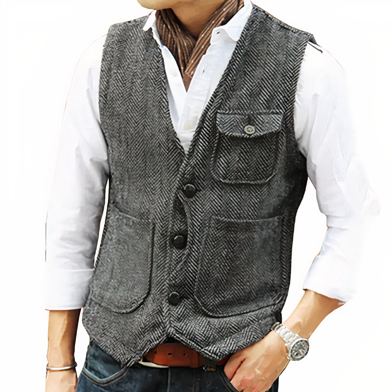 Gilet da uomo Premium Fit – Eleganza quotidiana