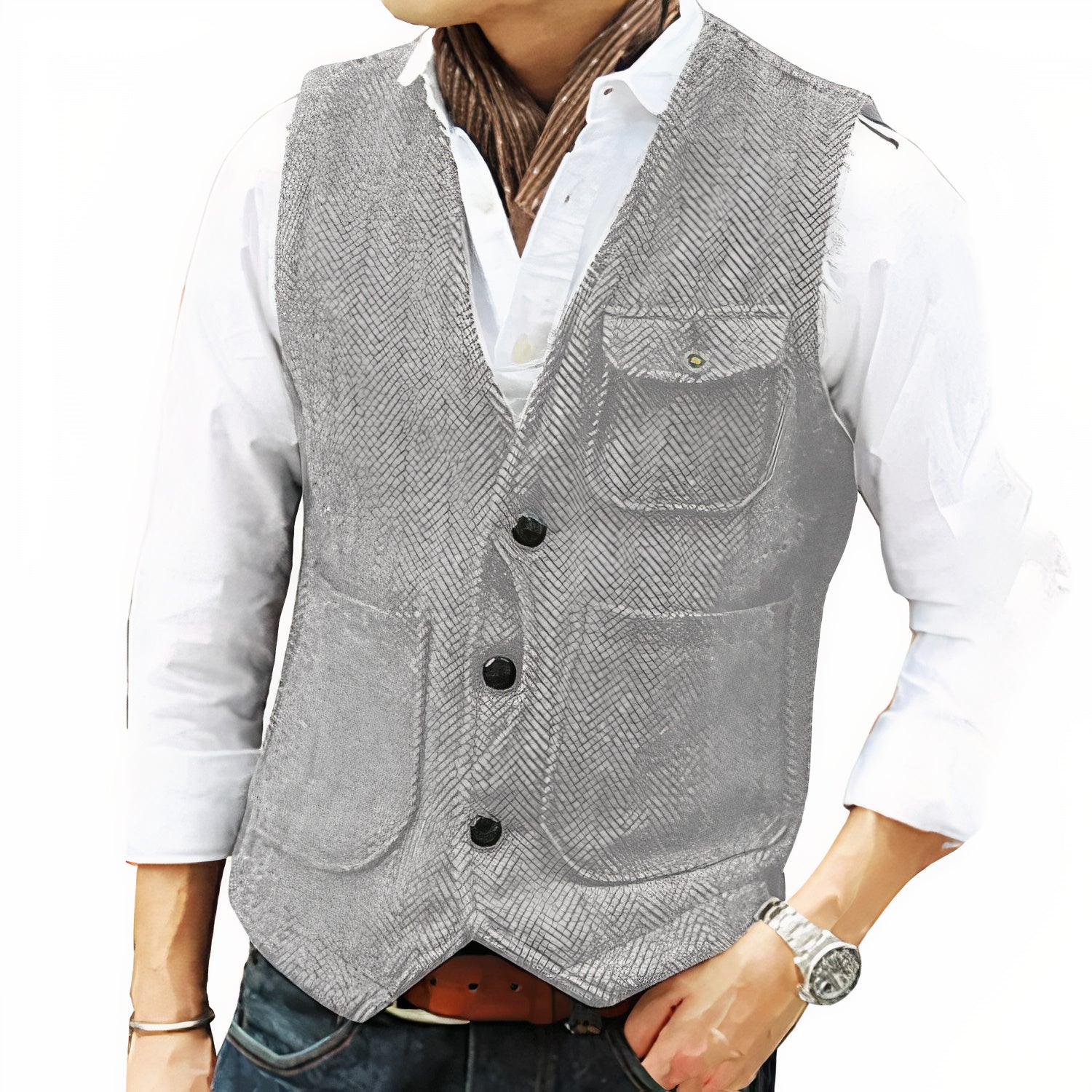 Gilet da uomo Premium Fit – Eleganza quotidiana