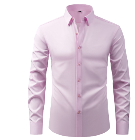 Camicia formale elasticizzata da uomo senza rughe Premium