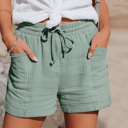 Pantaloncini estivi da donna di tendenza con vestibilità rilassata