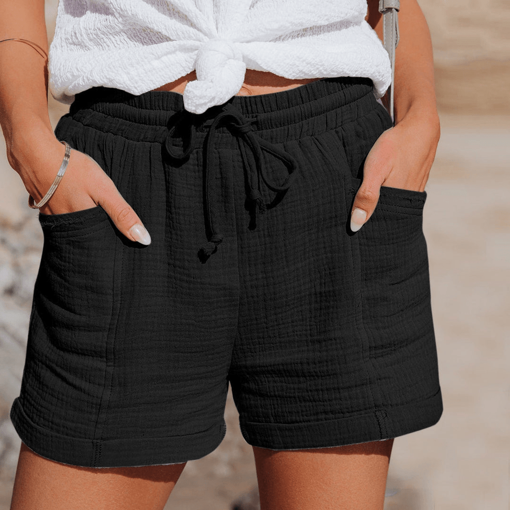 Pantaloncini estivi da donna di tendenza con vestibilità rilassata