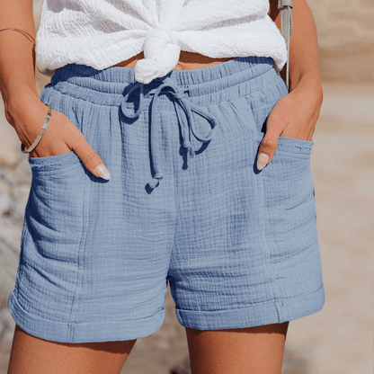 Pantaloncini estivi da donna di tendenza con vestibilità rilassata
