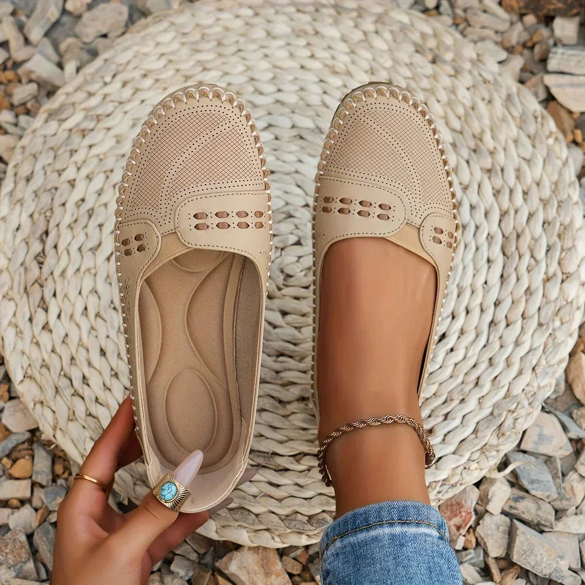 Mocassini slip-on traspiranti – Instappers con comfort ottimale