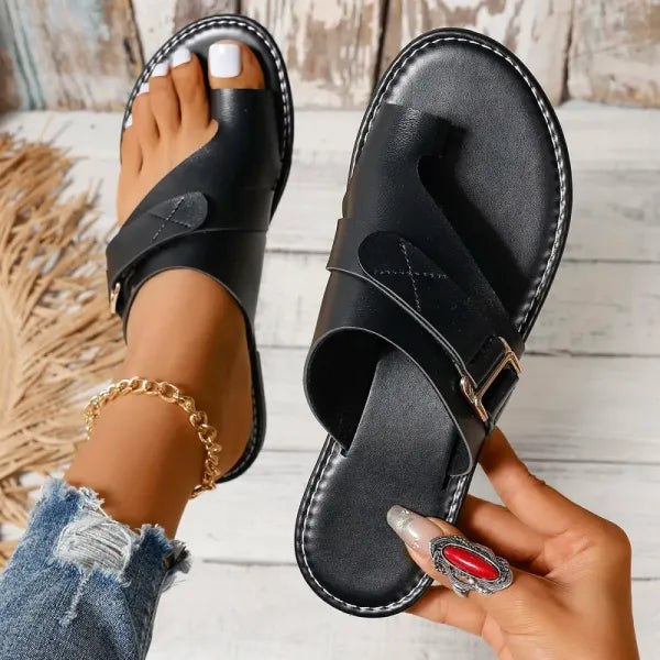 Sandali a infradito in pelle da donna – eleganti e comodi