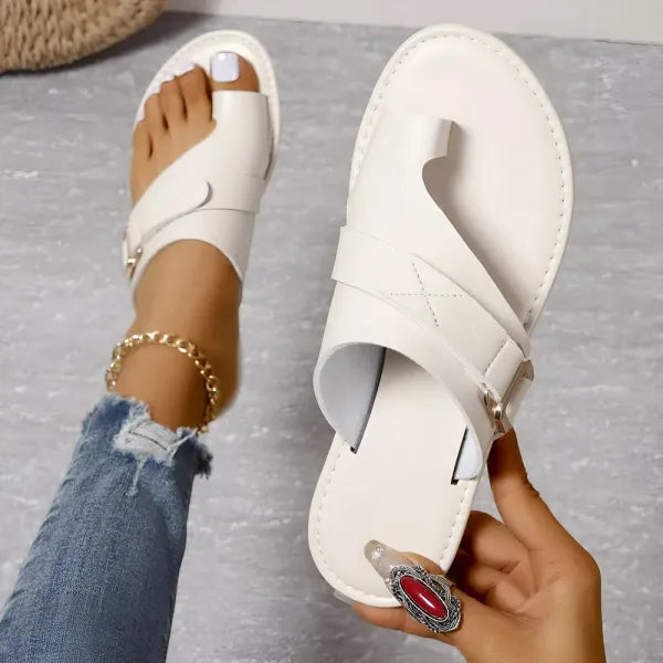 Sandali a infradito in pelle da donna – eleganti e comodi