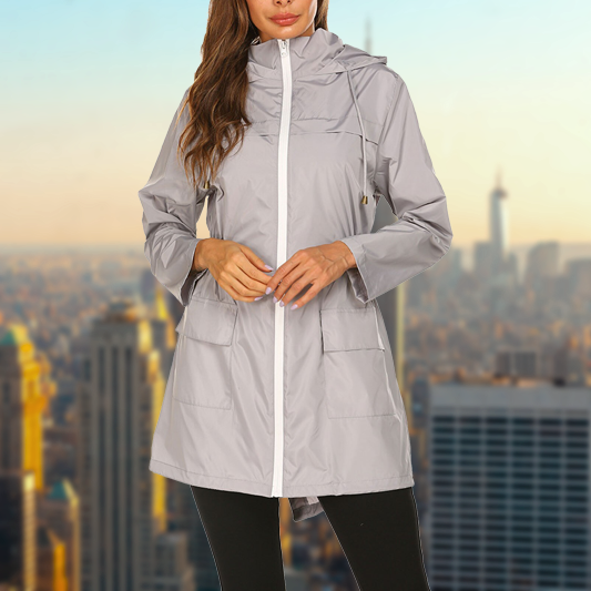 Giacca antipioggia impermeabile da donna - comfort e stile duraturi
