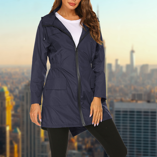 Giacca antipioggia impermeabile da donna - comfort e stile duraturi