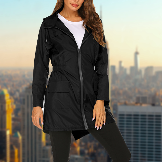 Giacca antipioggia impermeabile da donna - comfort e stile duraturi