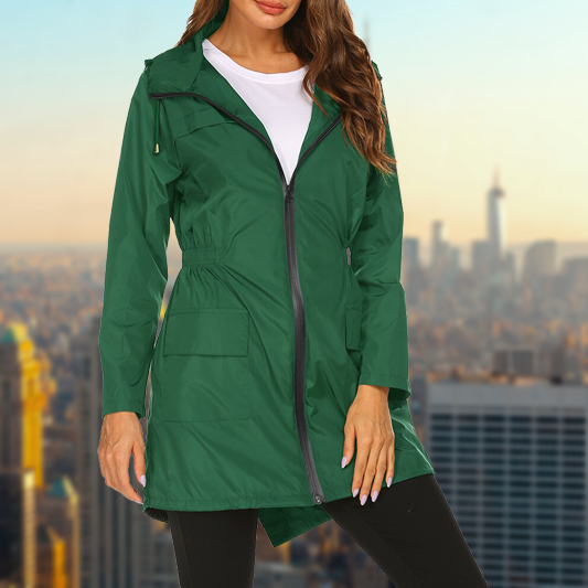 Giacca antipioggia impermeabile da donna - comfort e stile duraturi