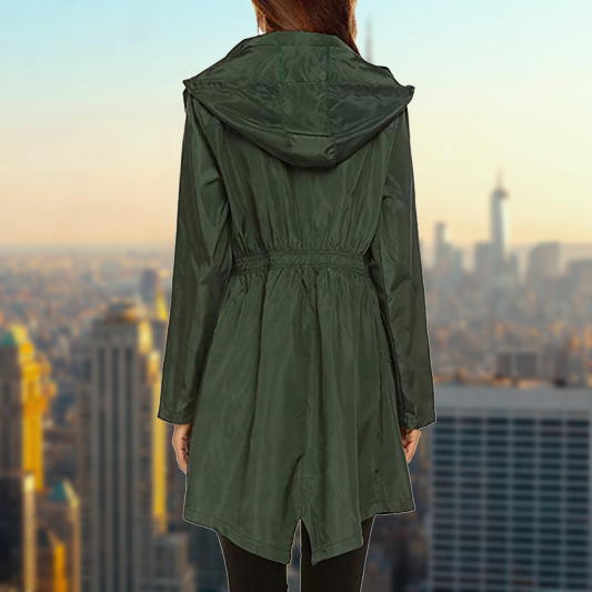 Giacca antipioggia impermeabile da donna - comfort e stile duraturi