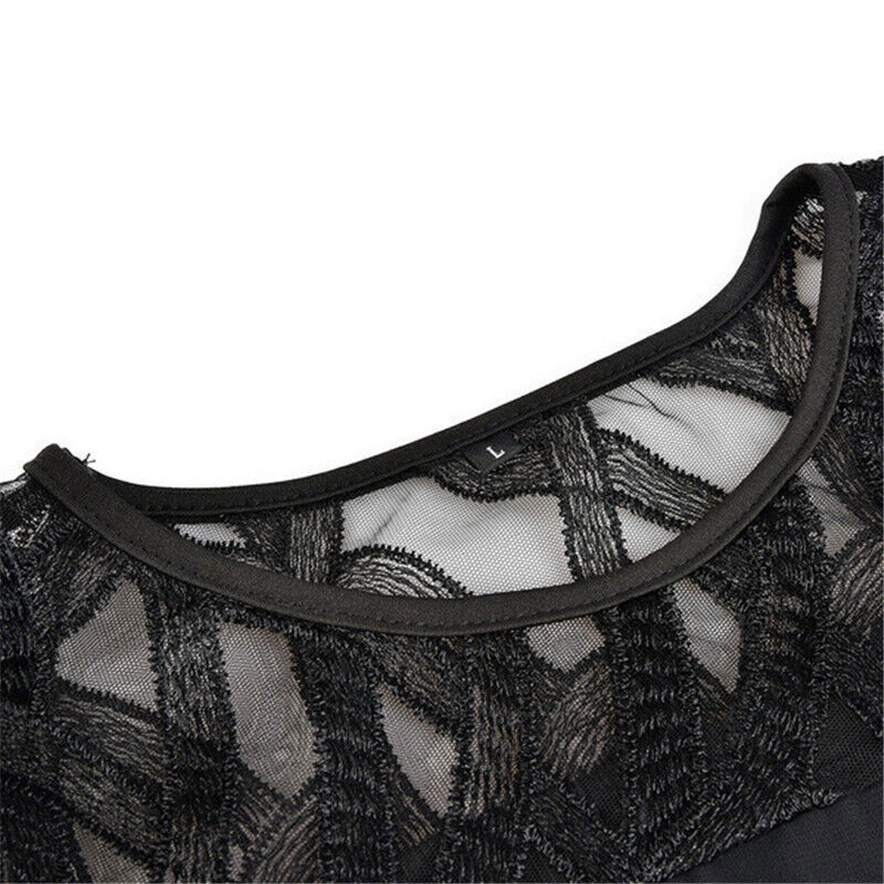 Elegante abito midi taglie forti