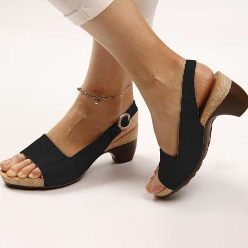Sandali Ortopedici Donna Con Tacco Largo Comodi Estivi – Eleganti E Supportivi Per Tutti i Giorni
