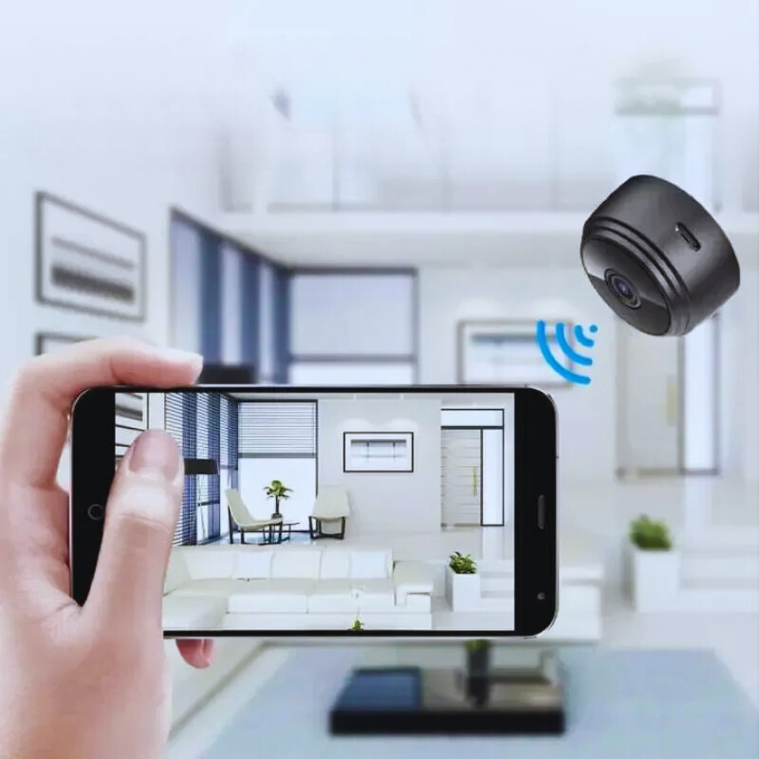 Telecamera di sorveglianza WiFi compatta HD 1080P – Sicurezza domestica wireless