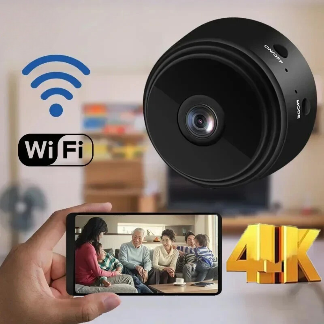 Telecamera di sorveglianza WiFi compatta HD 1080P – Sicurezza domestica wireless