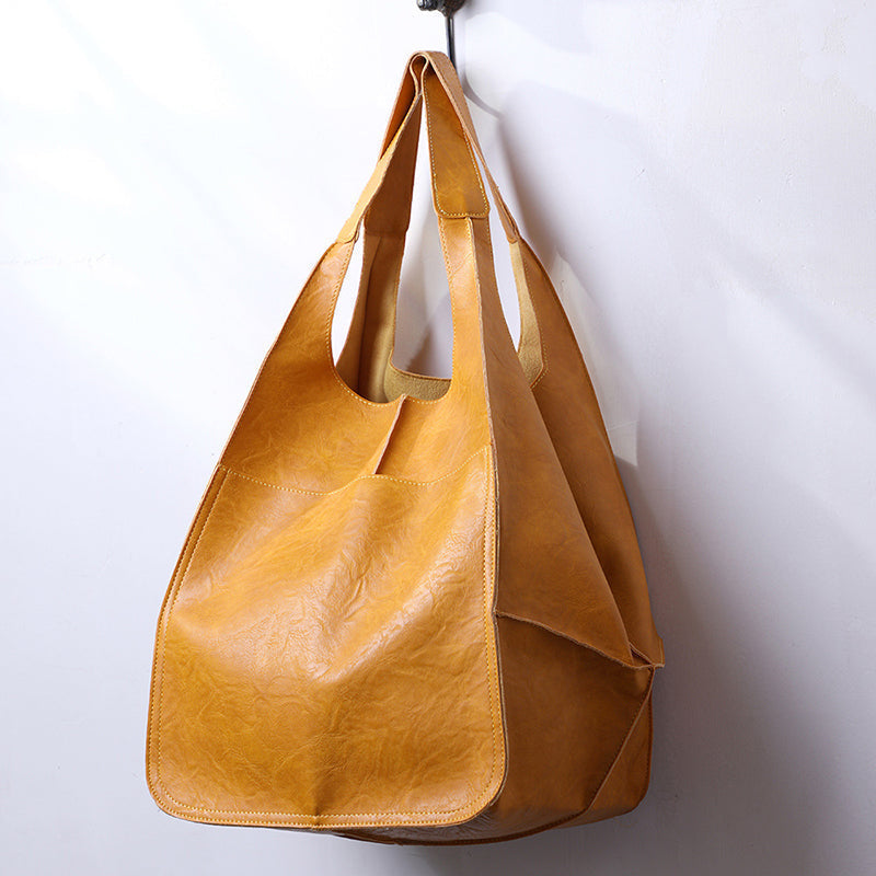 Borsa da Donna Premium Oversize in Pelle Vintage - Spaziosa