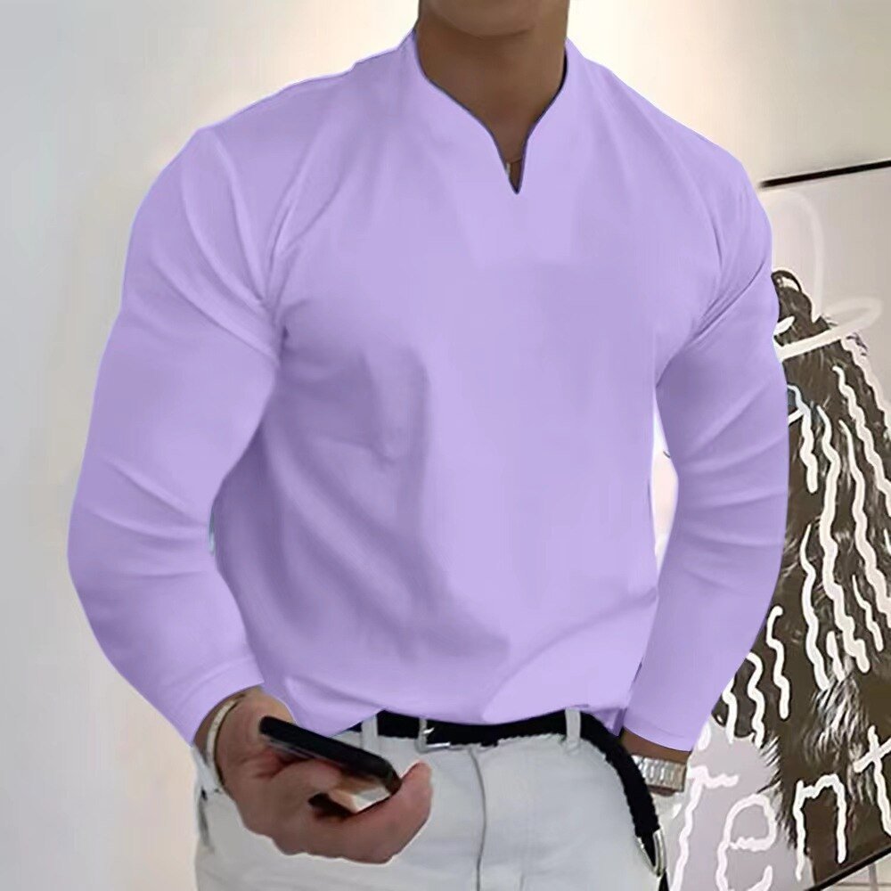 Camicia senza bottoni da uomo Premium Sweat Wicking