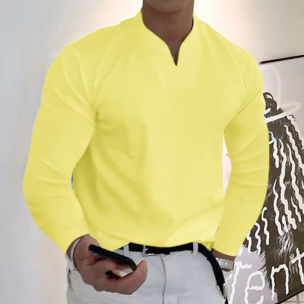 Camicia senza bottoni da uomo Premium Sweat Wicking
