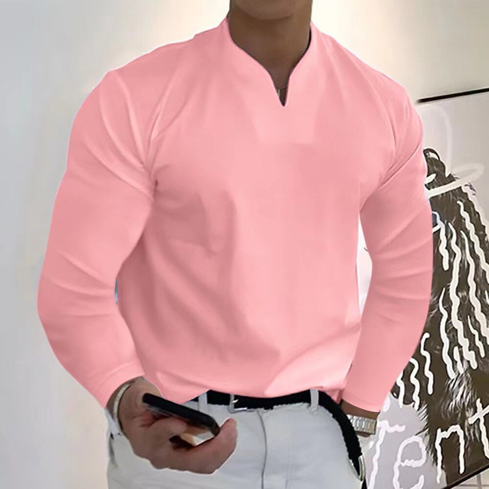 Camicia senza bottoni da uomo Premium Sweat Wicking