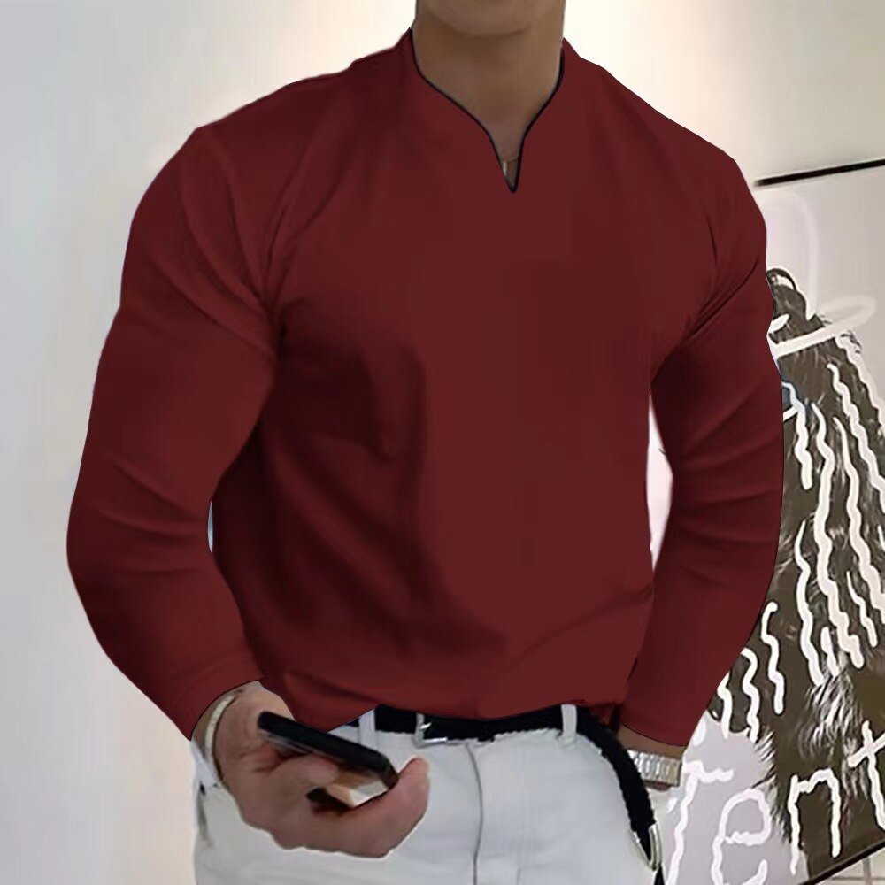Camicia senza bottoni da uomo Premium Sweat Wicking