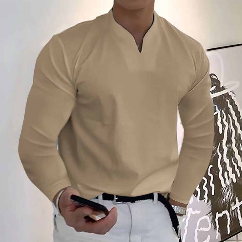Camicia senza bottoni da uomo Premium Sweat Wicking