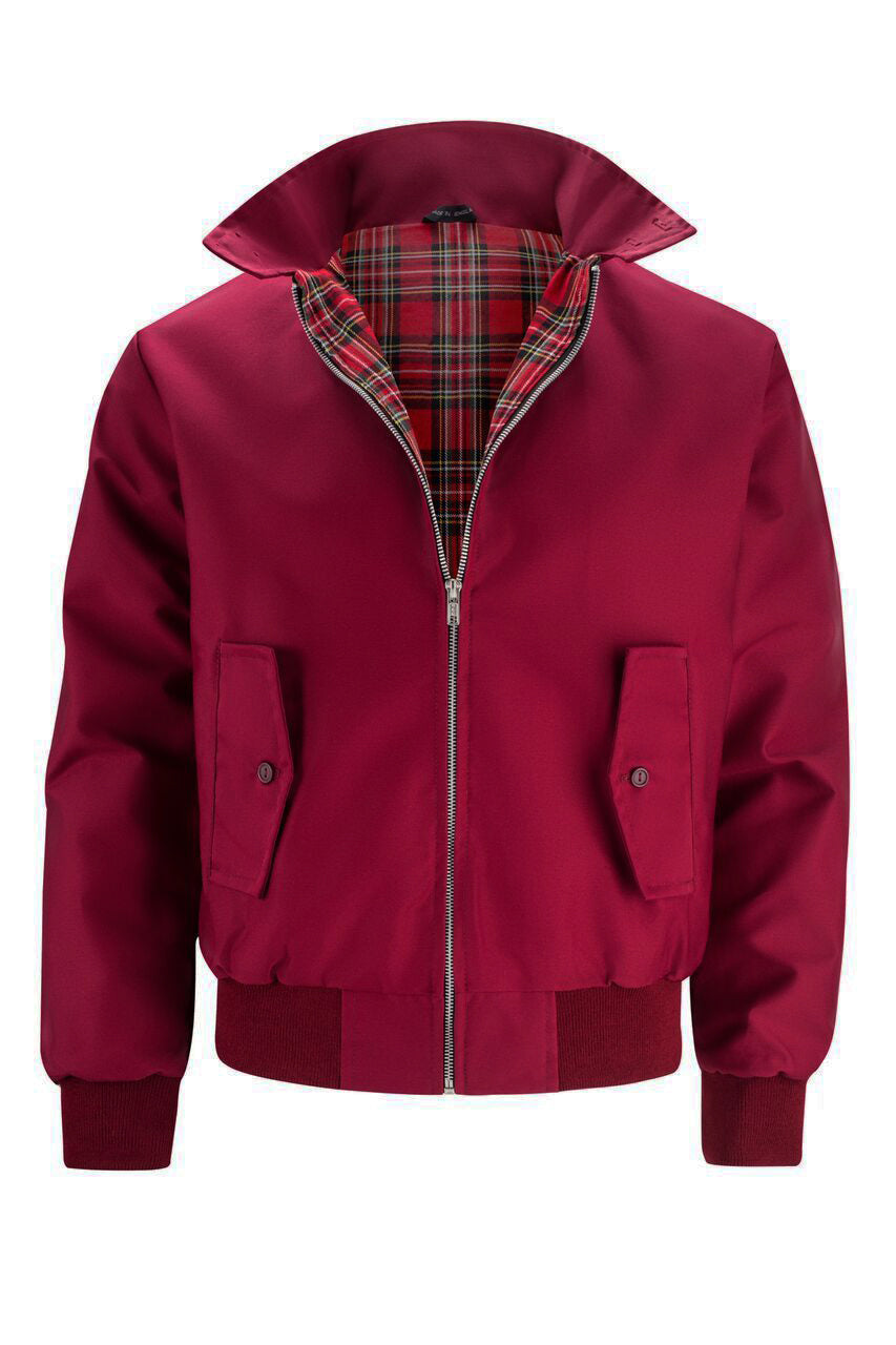 Giacca multistrato con cerniera da uomo alla moda - Cappotto autunnale casual moderno