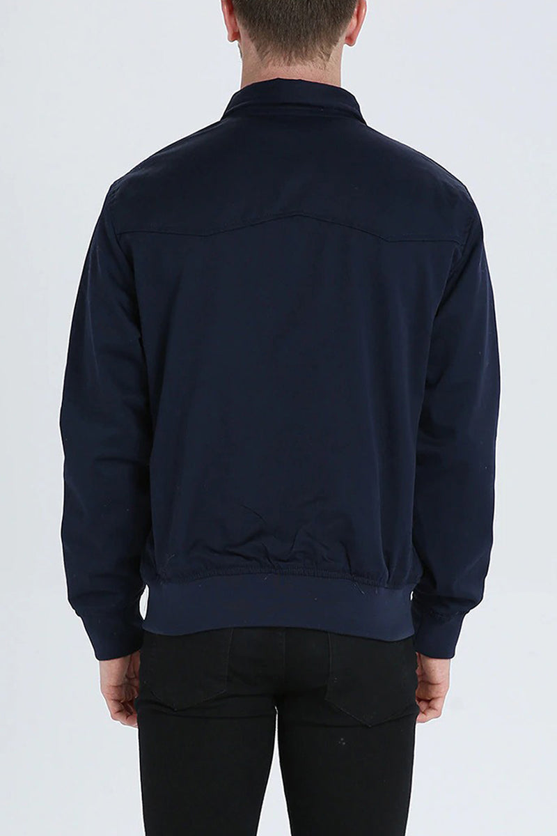 Giacca multistrato con cerniera da uomo alla moda - Cappotto autunnale casual moderno