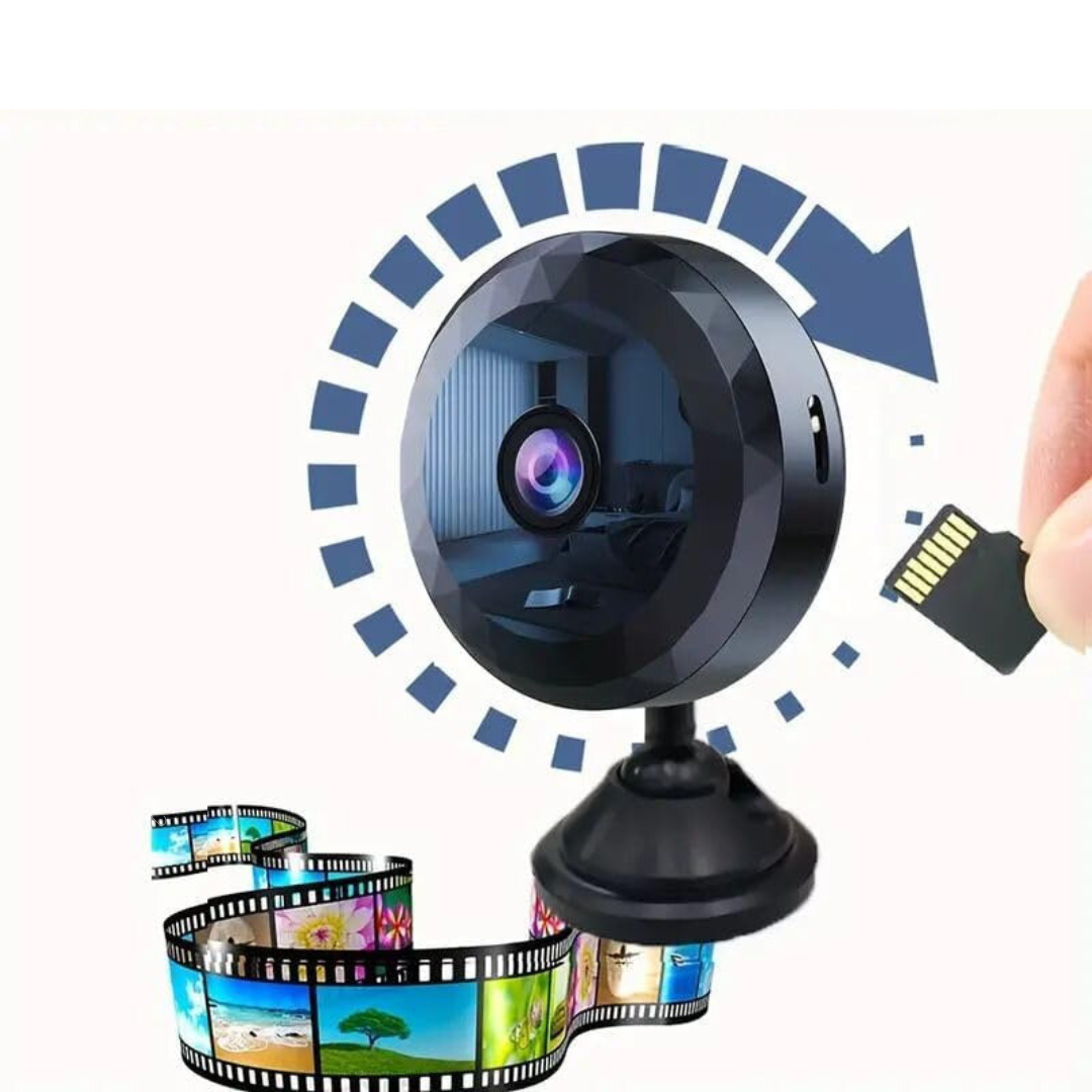 Telecamera di sorveglianza WiFi compatta HD 1080P – Sicurezza domestica wireless