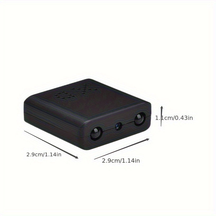 Telecamera miniaturizzata Full HD ultracompatta - Telecamera di sicurezza wireless 1080P con visione notturna, rilevamento del movimento, sorveglianza portatile per interni ed esterni