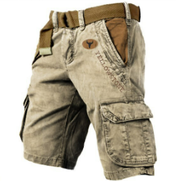 Pantaloncini da uomo - Pantaloncini cargo da uomo