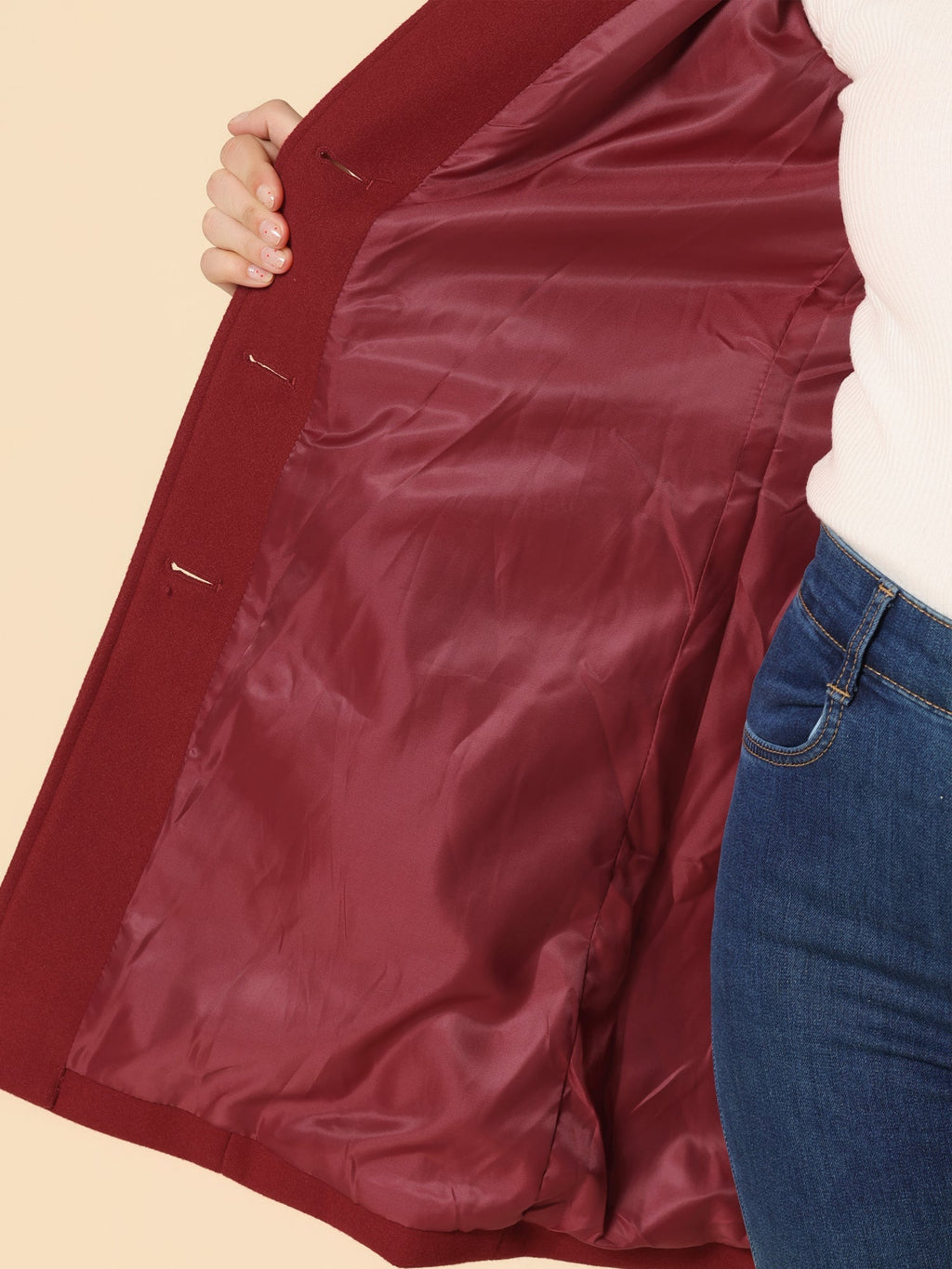 Trench invernali monopetto da donna