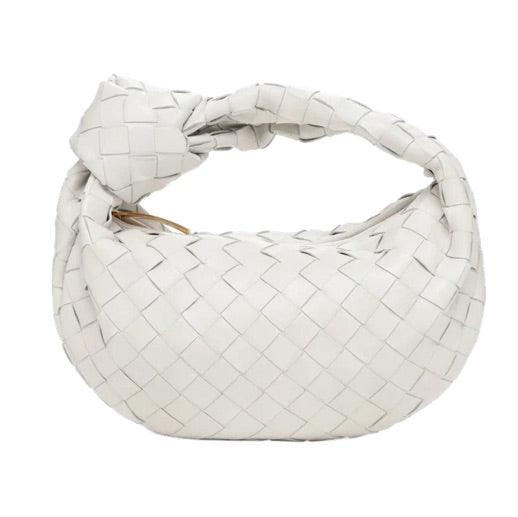 Mini borsa intrecciata da donna - Stile trendy con manico annodato