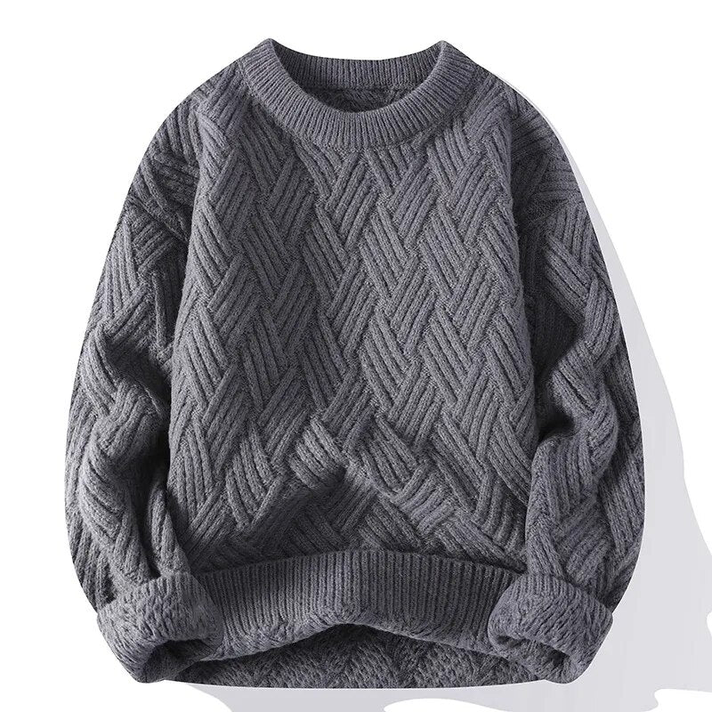 Maglione vintage da uomo - Maglione retrò caldo ed elegante